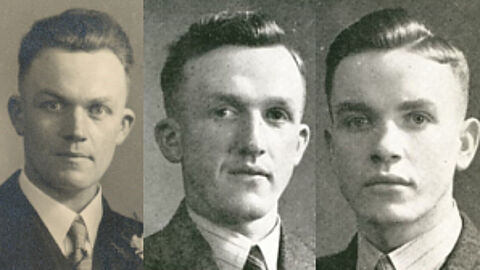 Foto van Aart, Elbertus en Martijn van Steenbergen